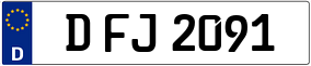 Truck License Plate